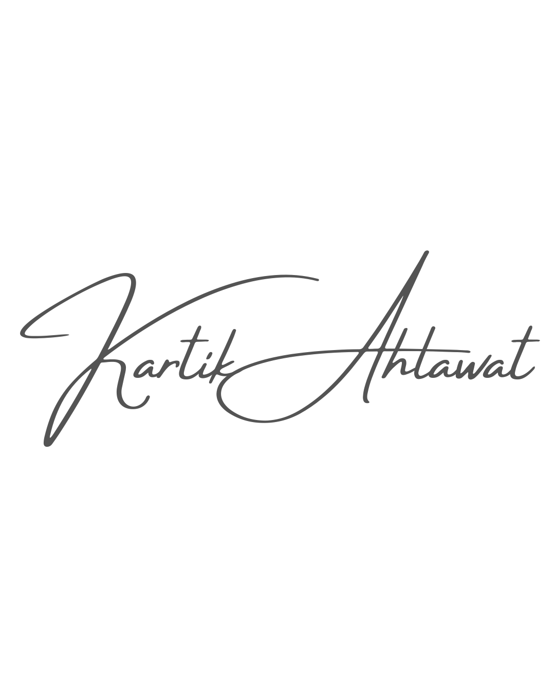 Kartik Ahlawat Signature